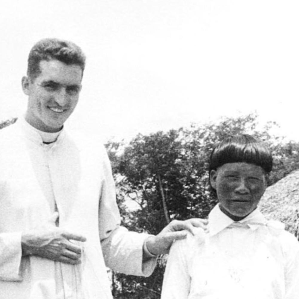 Pater Lunkenbein (links) und Simão Bororo